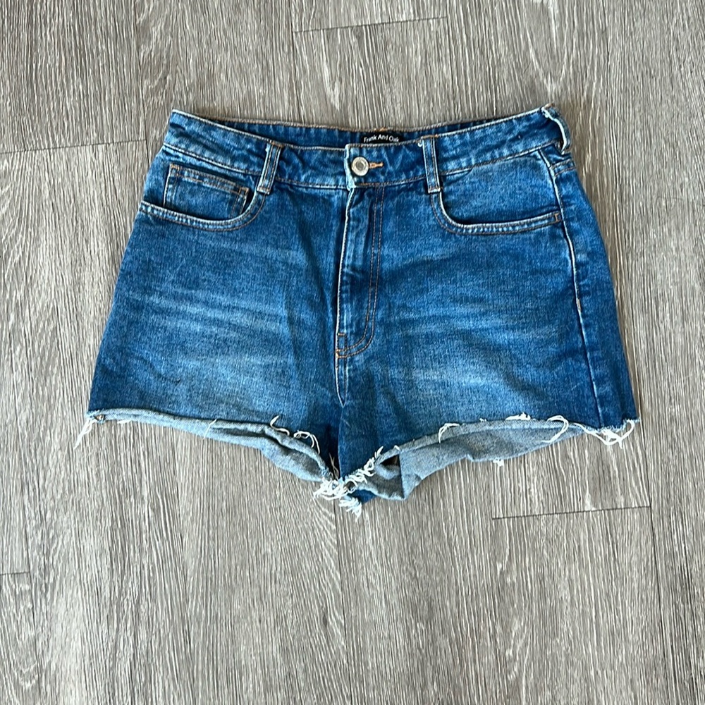 Frank and Oak 2” inseam Jean Shorts